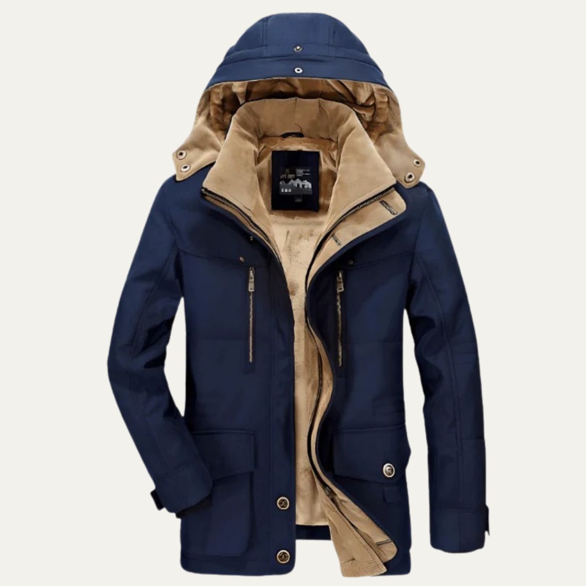 Arden | Men's Utility Jacket Olive Green Sherpa Lined