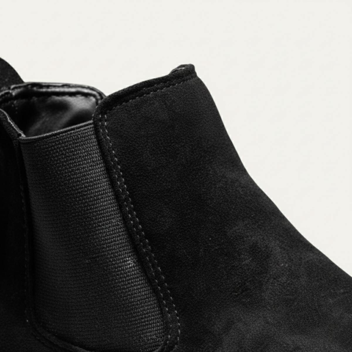 Hugo | Men's Chelsea Slip On Suede Boot Black
