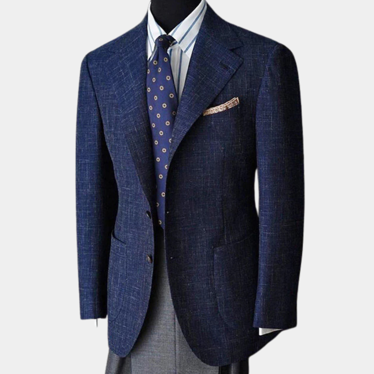 Hugo | Men's Check Blazer Navy White