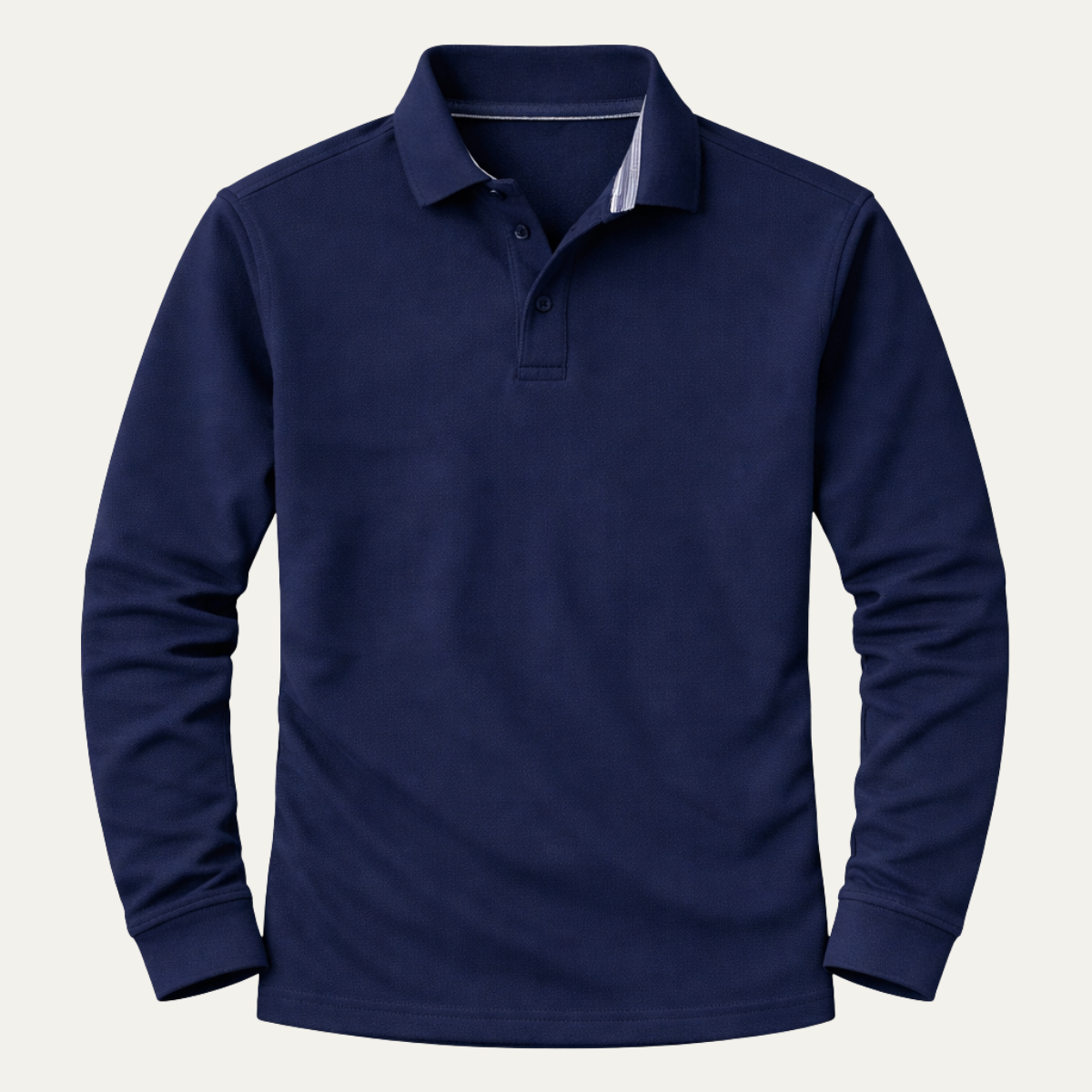 Axel | Men's Long Sleeve Polo Shirt Navy