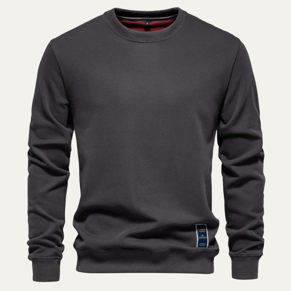 Nash | Men's Crew Neck Sweater Black Lightweight