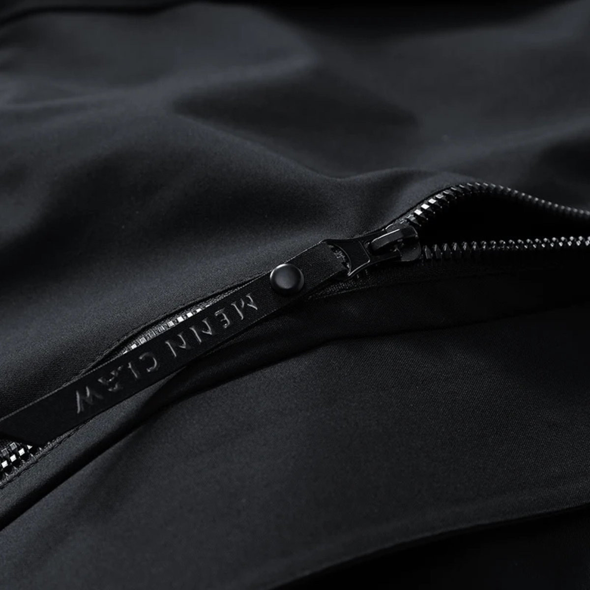 Ada | Men's Windproof Rain Jacket Black Hooded Outdoor