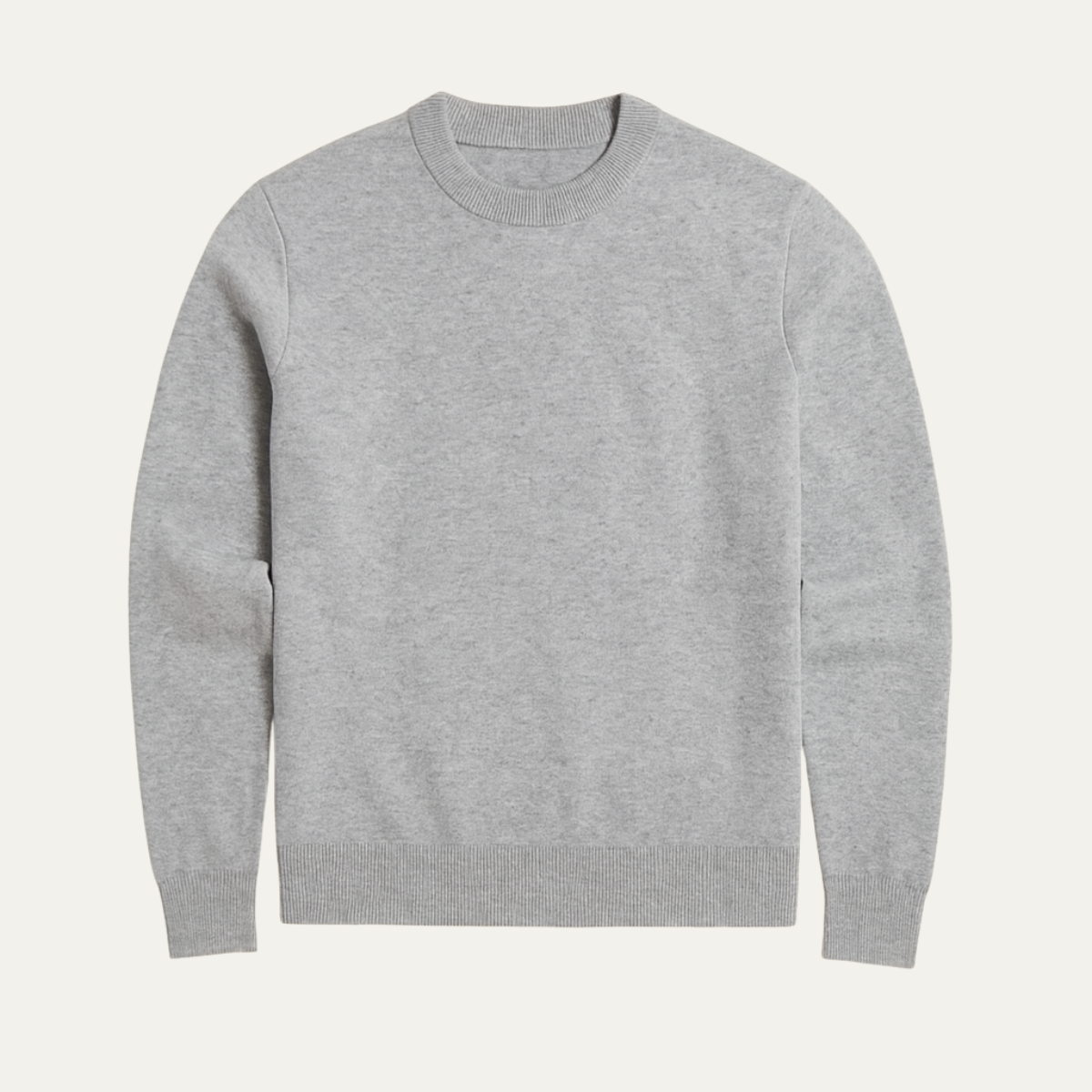 Bram | Men's Crew Neck Sweater Gray