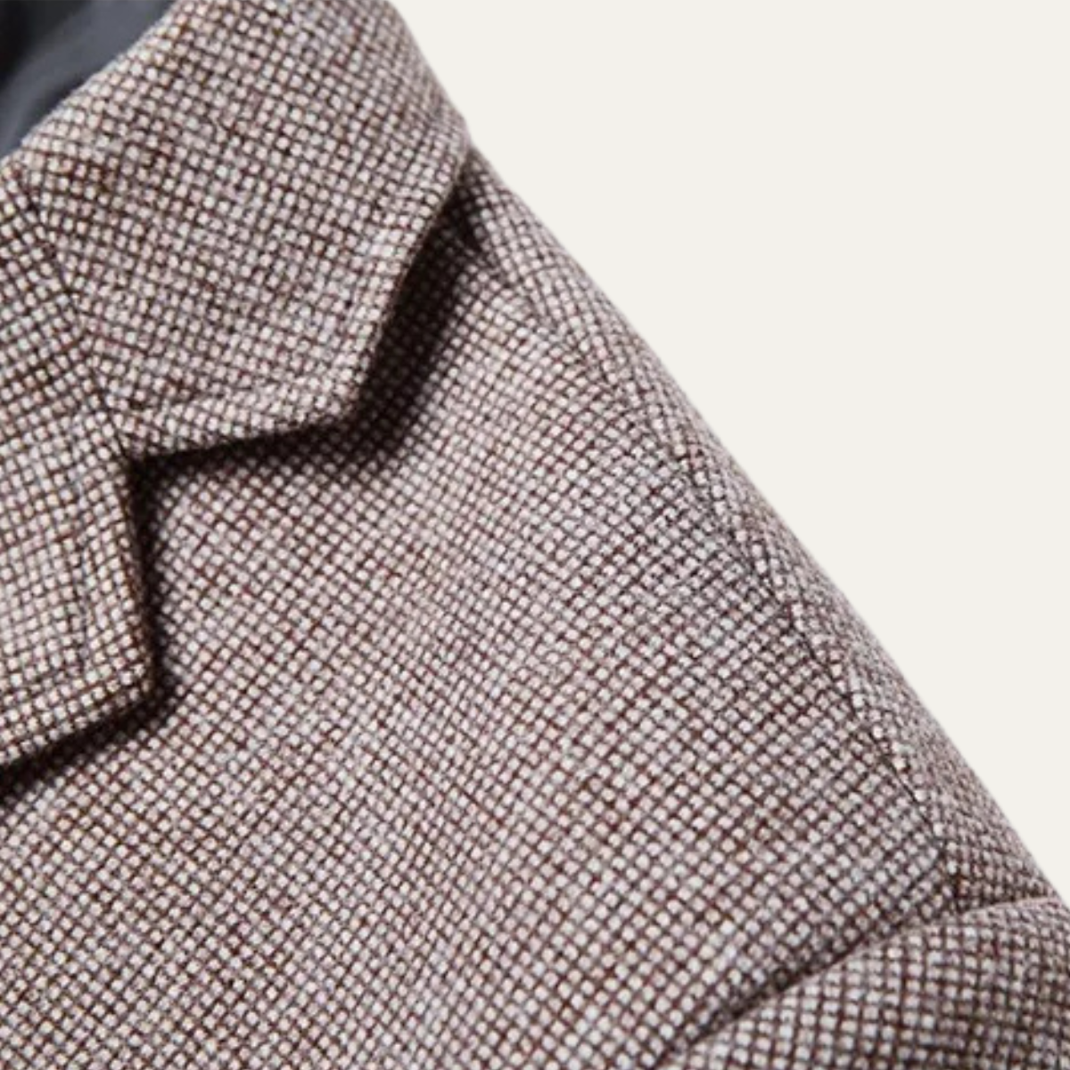Voss | Men's Smart Casual Blazer Taupe Single Breasted
