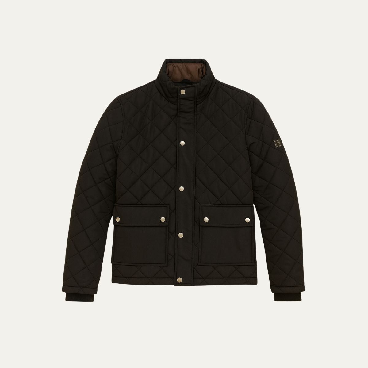 Axel | Men's Quilted Jacket Black