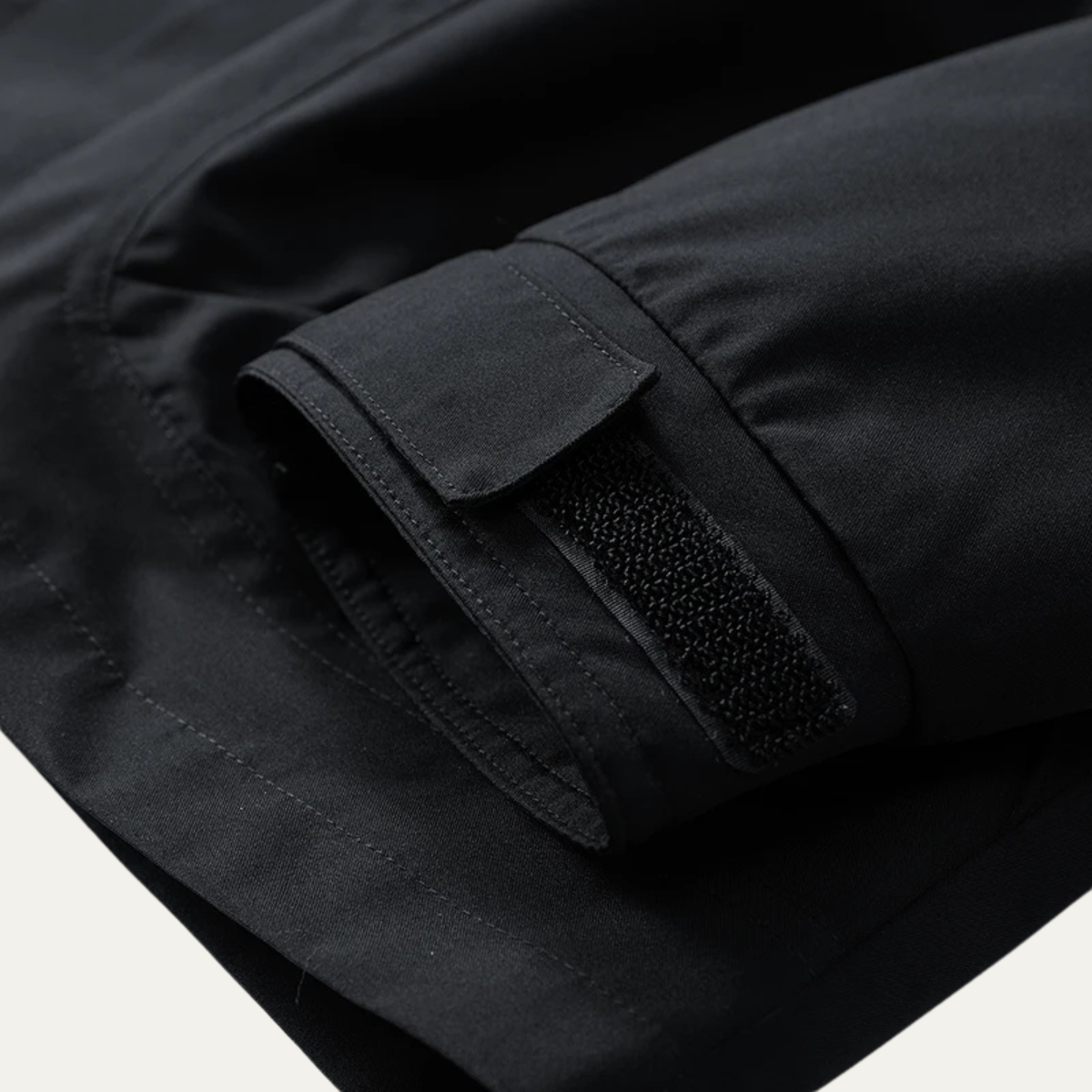 Ada | Men's Windproof Rain Jacket Black Hooded Outdoor