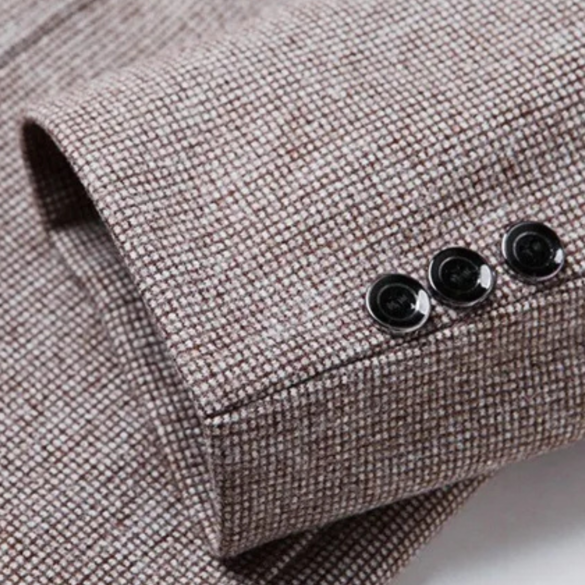 Voss | Men's Smart Casual Blazer Taupe Single Breasted