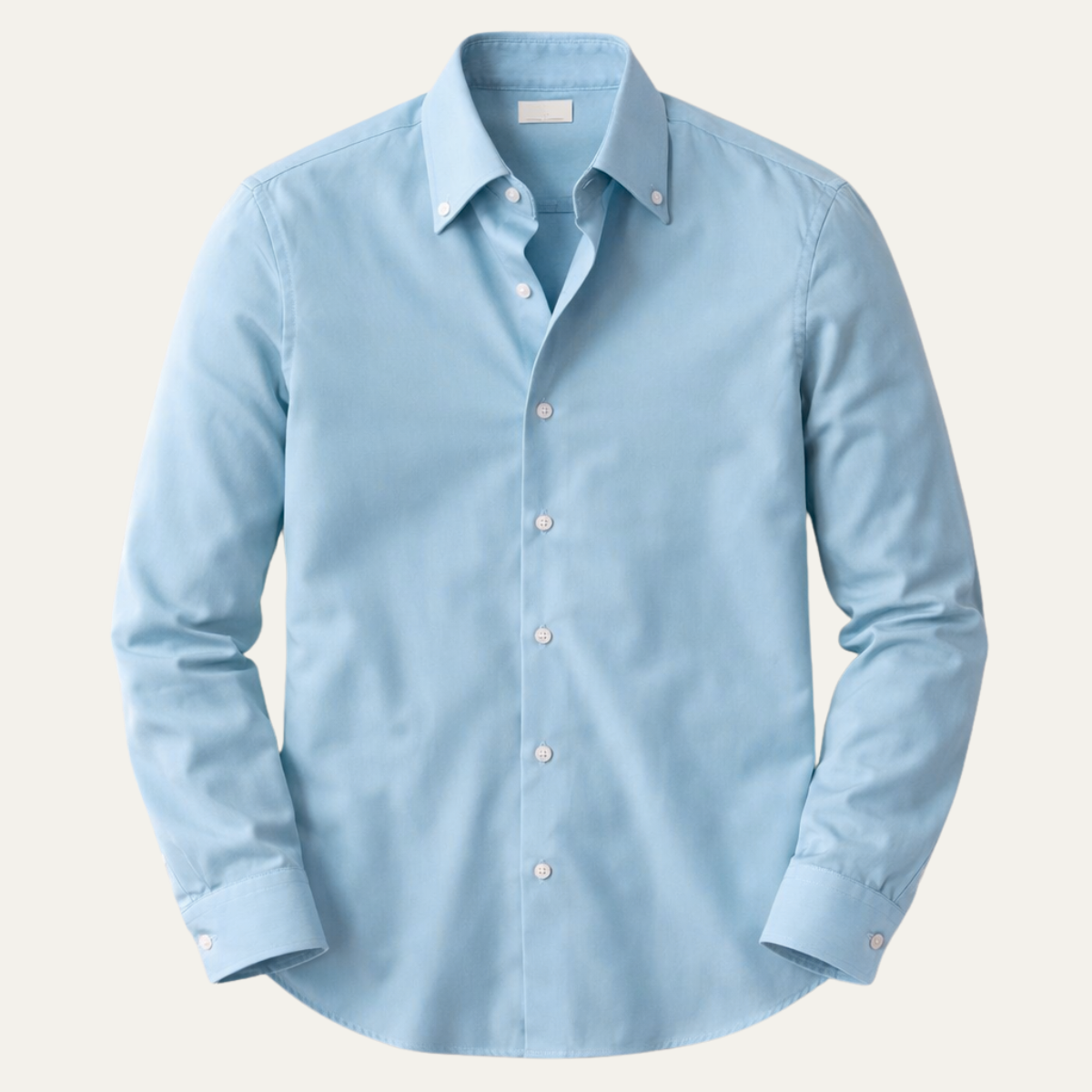 Elliot | Men's Slim Fit Dress Shirt Light Blue Long Sleeve