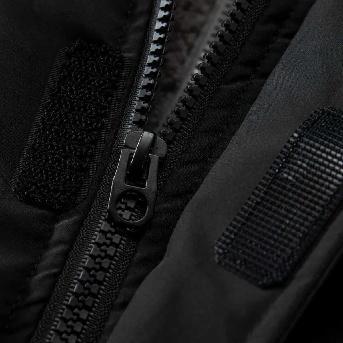 Rhys | Men's Puffer Jacket Black Fleece Lined Hooded