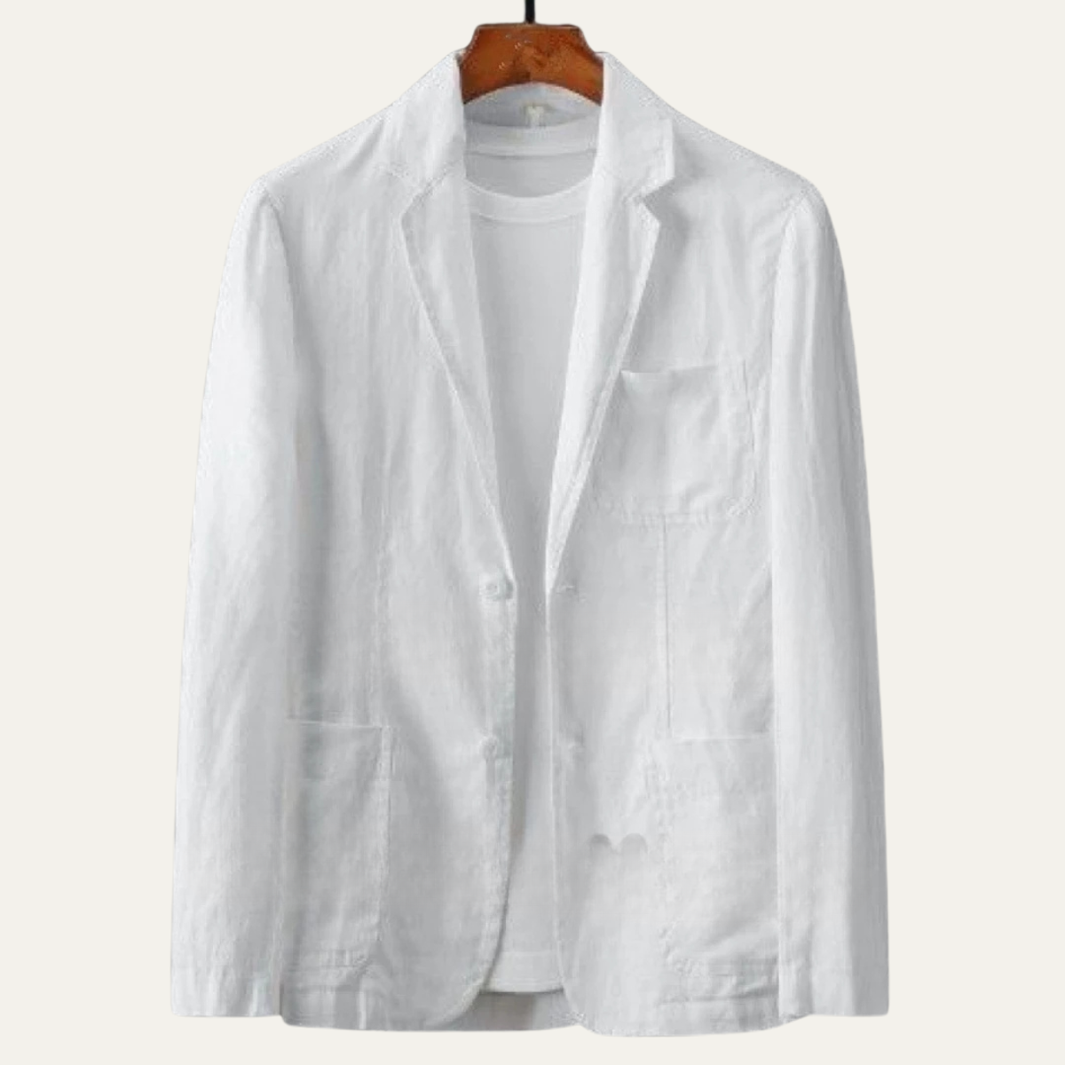 Axel | Men's Casual Denim Blazer Light Blue Single Breasted