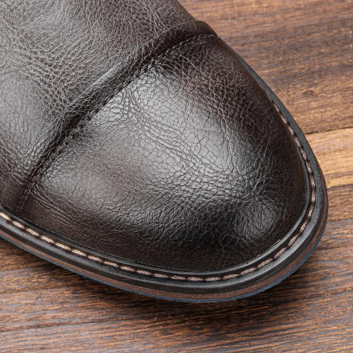 Voss | Men's Leather Work Boots Brown Lace Up
