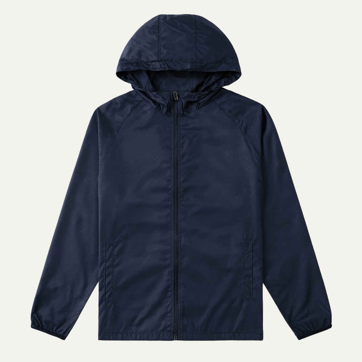 Voss | Men's Lightweight Windbreaker Navy Hooded