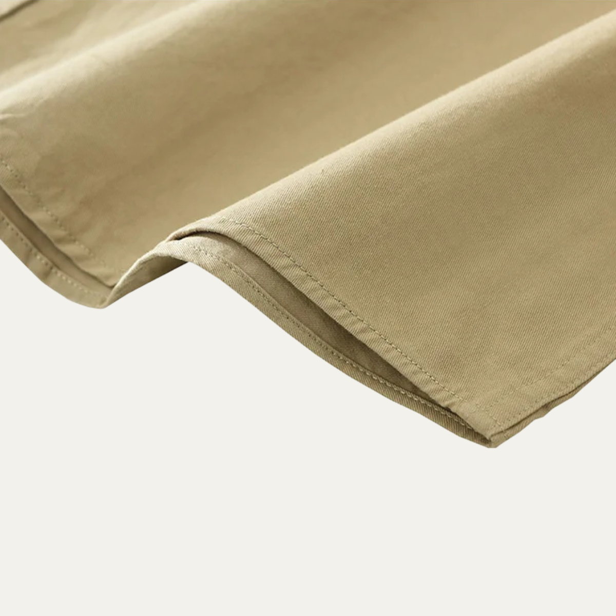 Jude | Men's Casual Button Up Shirt Khaki Long Sleeve