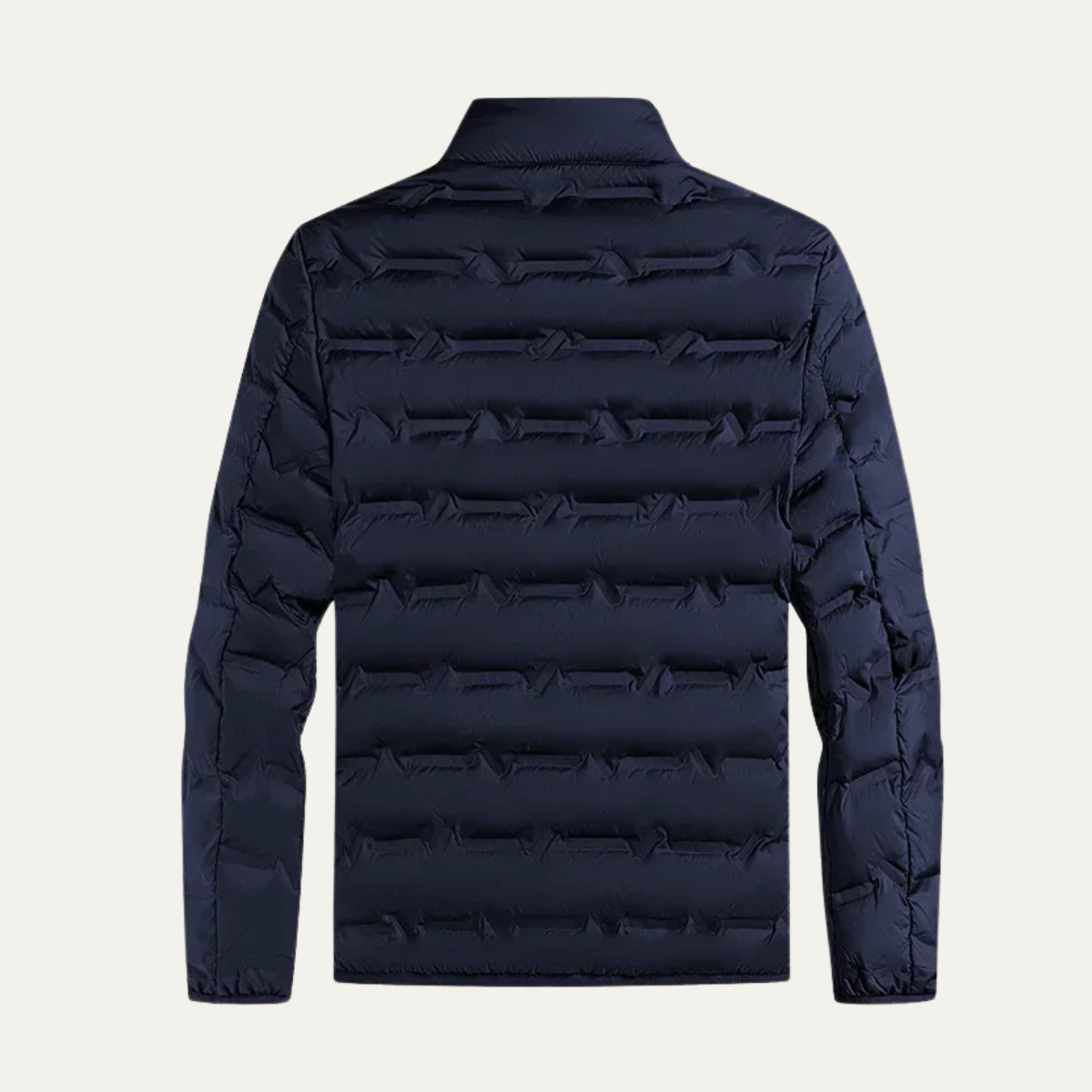 Rhys | Men's Puffer Jacket Navy Blue Quilted Winter Coat