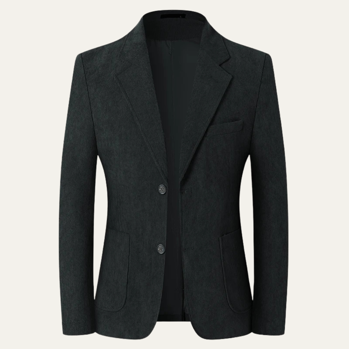 Beau | Men's Casual Blazer Gray Pinstripe
