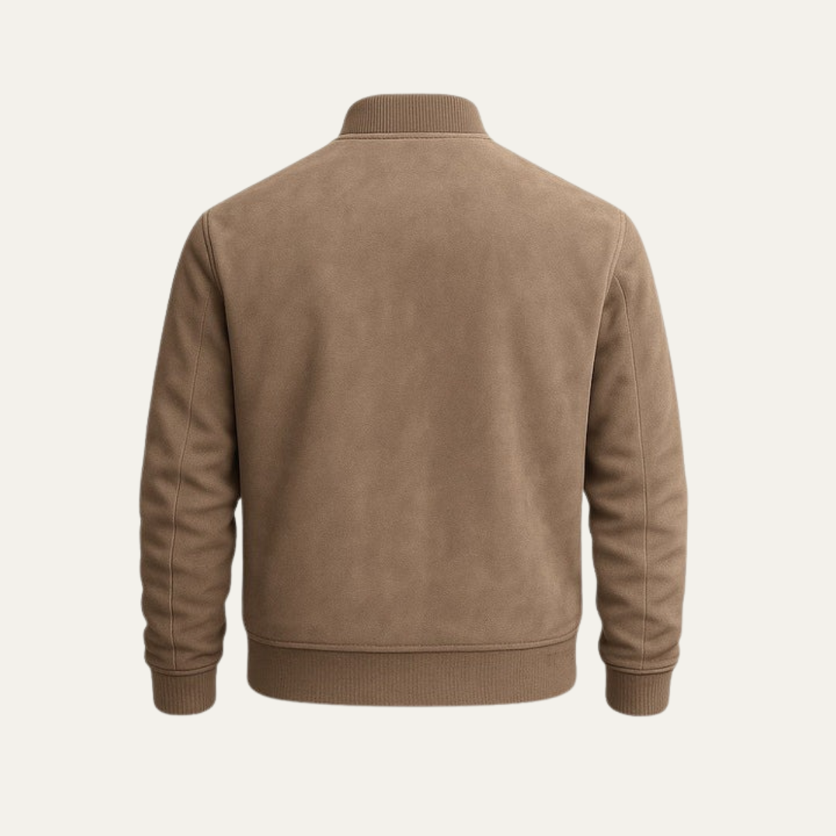 Wyatt | Men's Casual Zip Up Jacket Beige