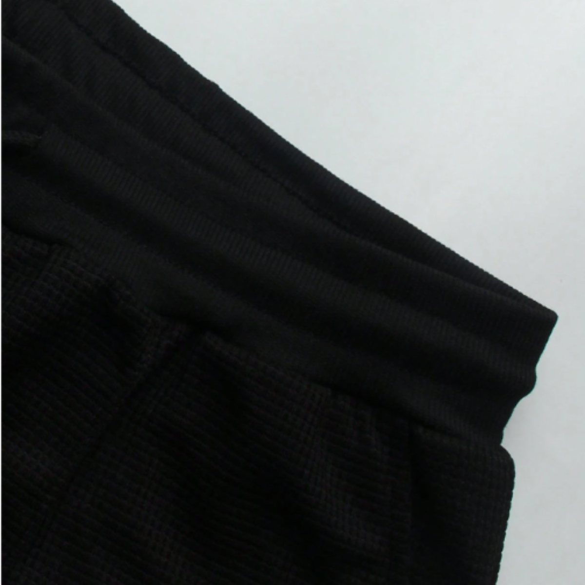 Beau | Men's Sweatsuit Black Polo Shirt Shorts Set