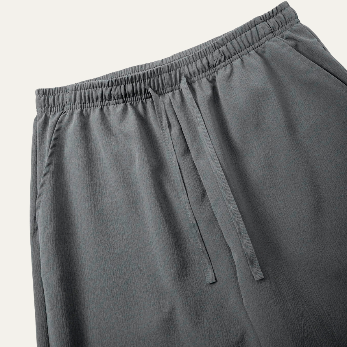 Callum | Men's Relaxed Linen Pants Gray Drawstring