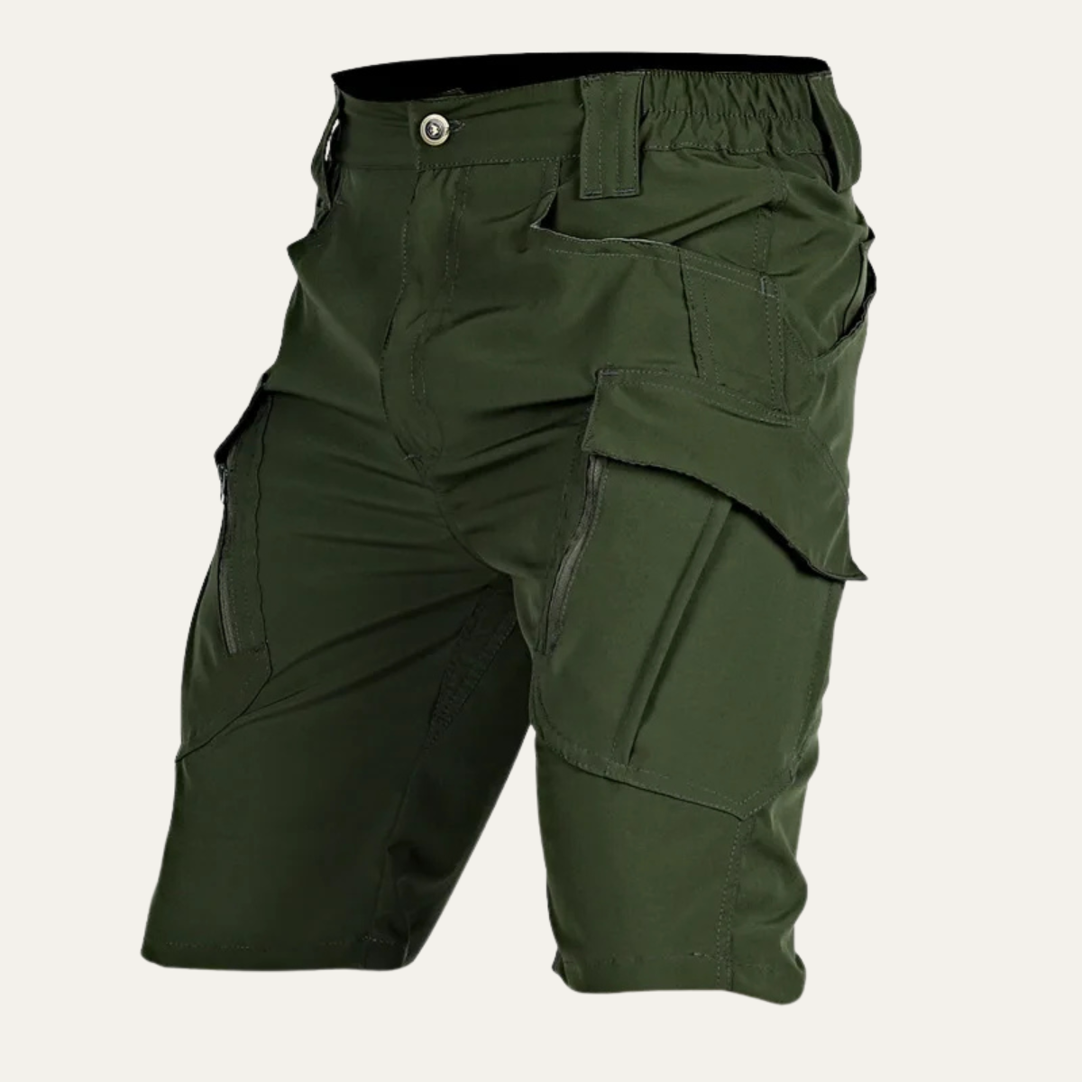 Axel | Men's Cargo Shorts Olive Multiple Pockets