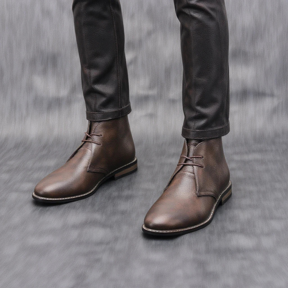 Wyatt | Men's Leather Chukka Boot Brown