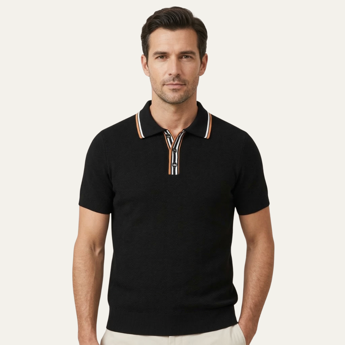Tate | Men's Casual Polo Shirt Gray
