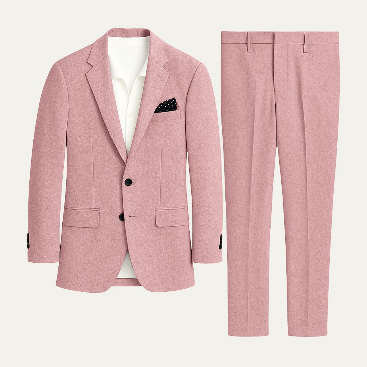 Axel | Men's Gray Suit Two Piece Tailored Pants