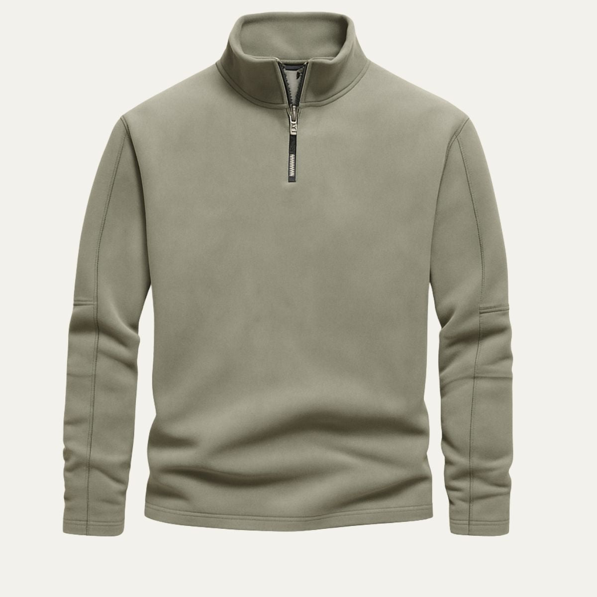 Bram | Men's Quarter Zip Sweater Light Blue
