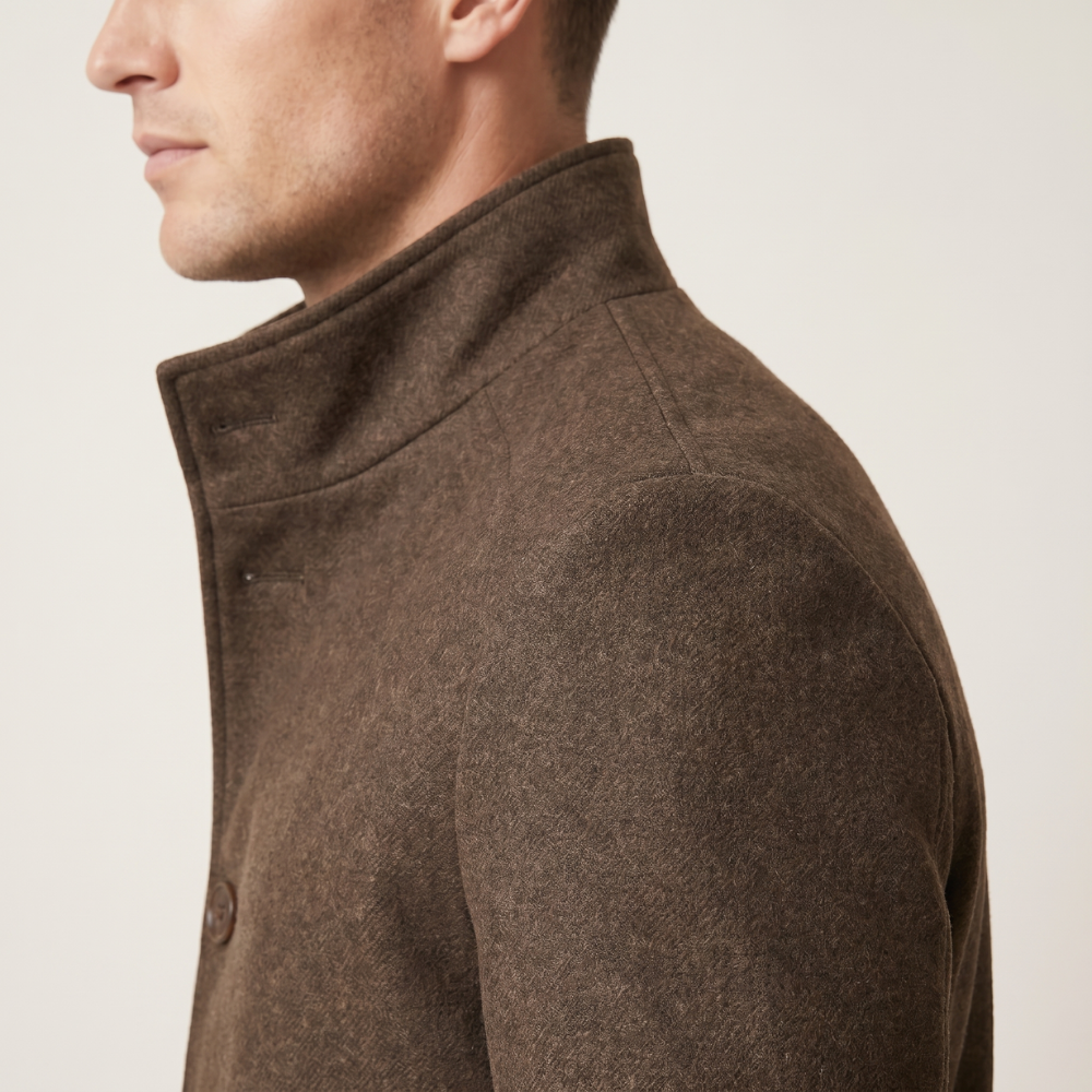 Hugo | Men's Wool Overcoat Button Up