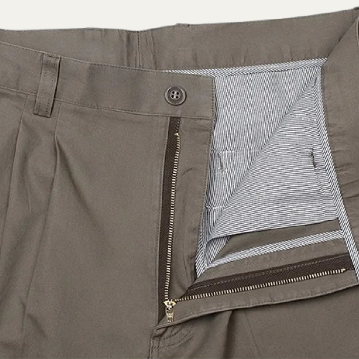 Orrin | Men's Straight Leg Dress Pants Gray Pleated