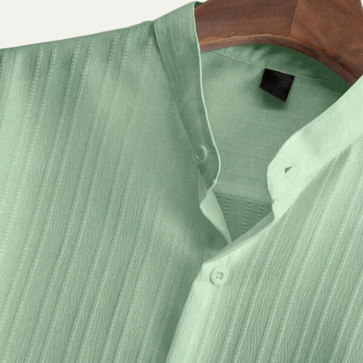 Rowan | Men's Casual Linen Shirt And Pants Set Mint Green