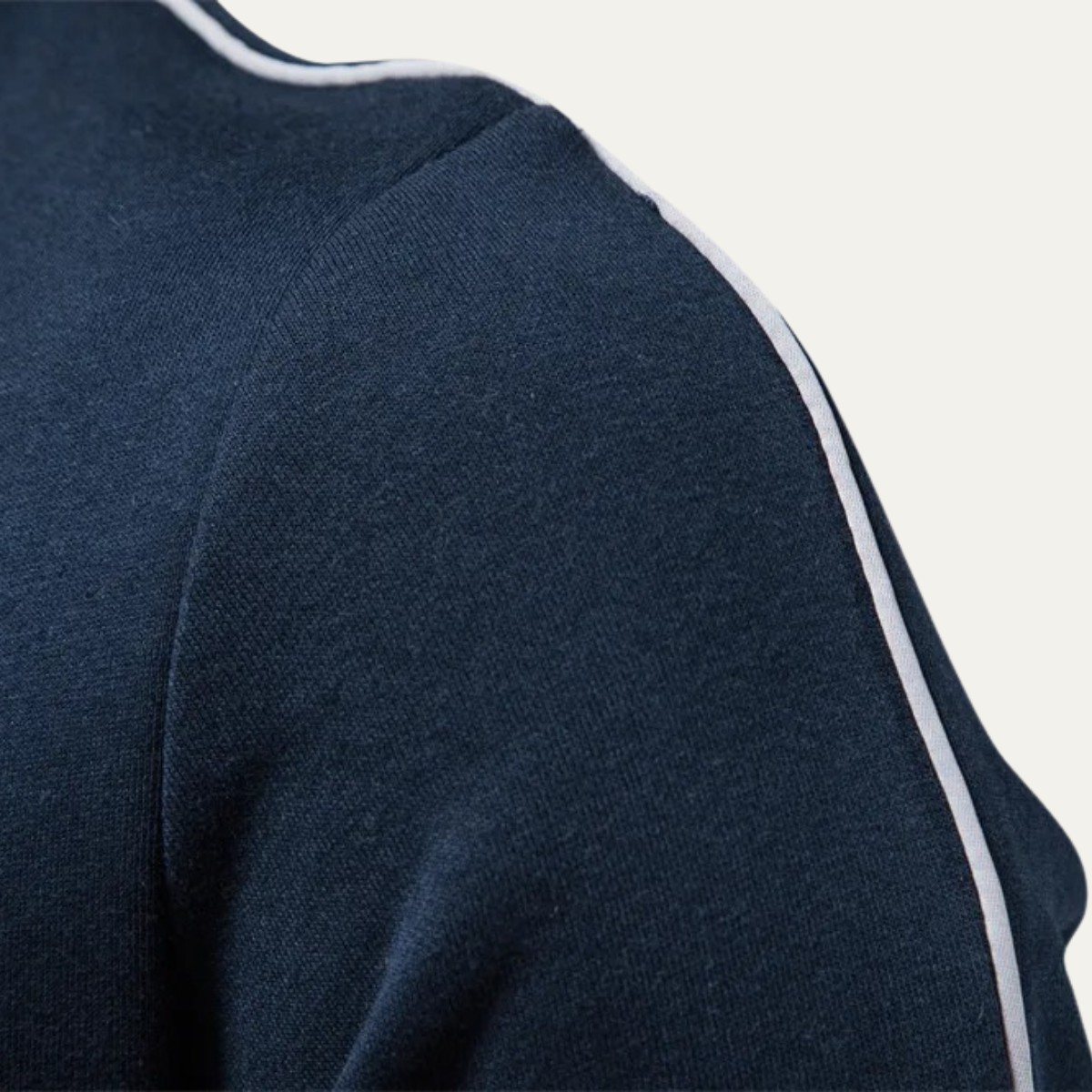 Ezra | Men's Casual Zip Up Sweatshirt Navy