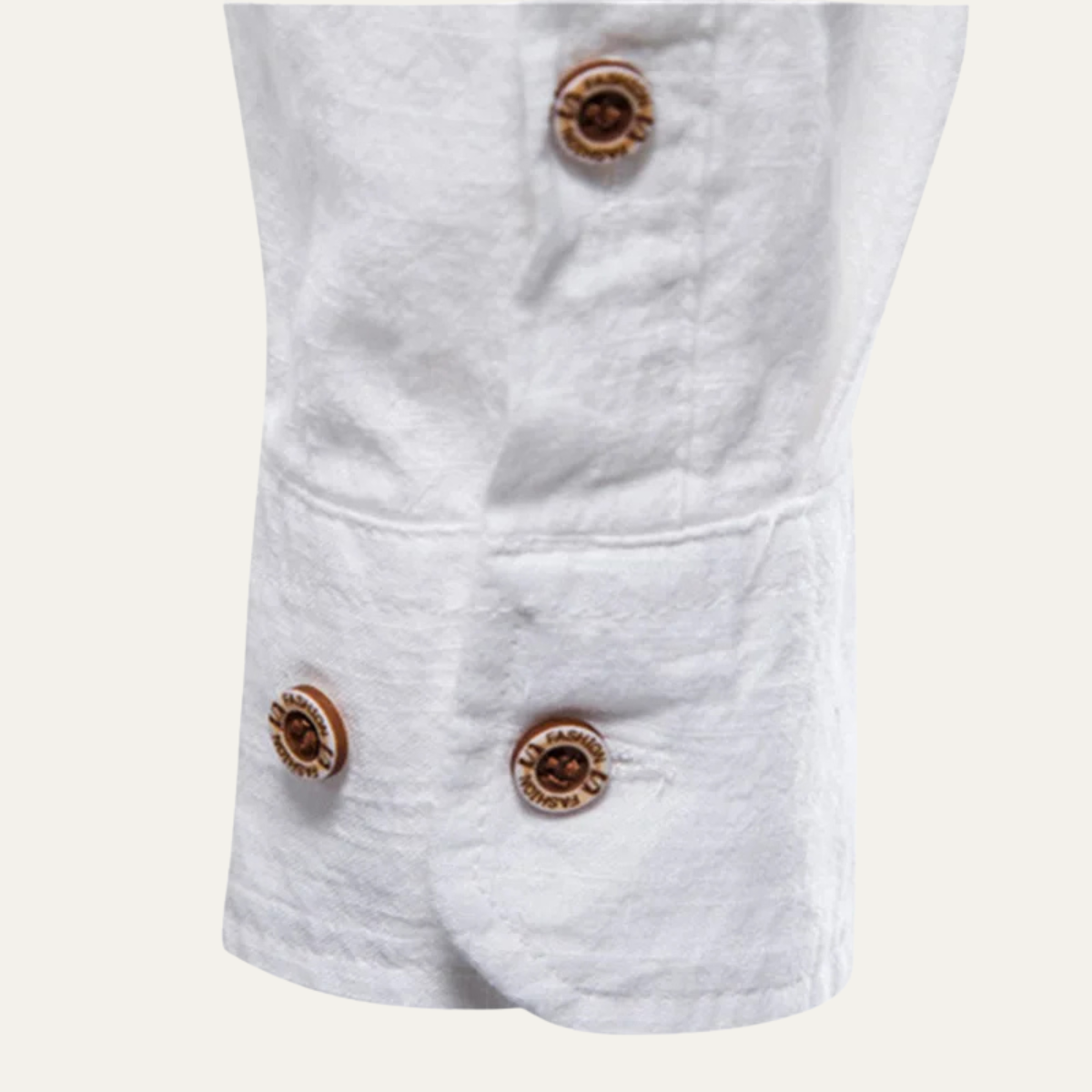Axel | Men's Button Up Shirt White Long Sleeve