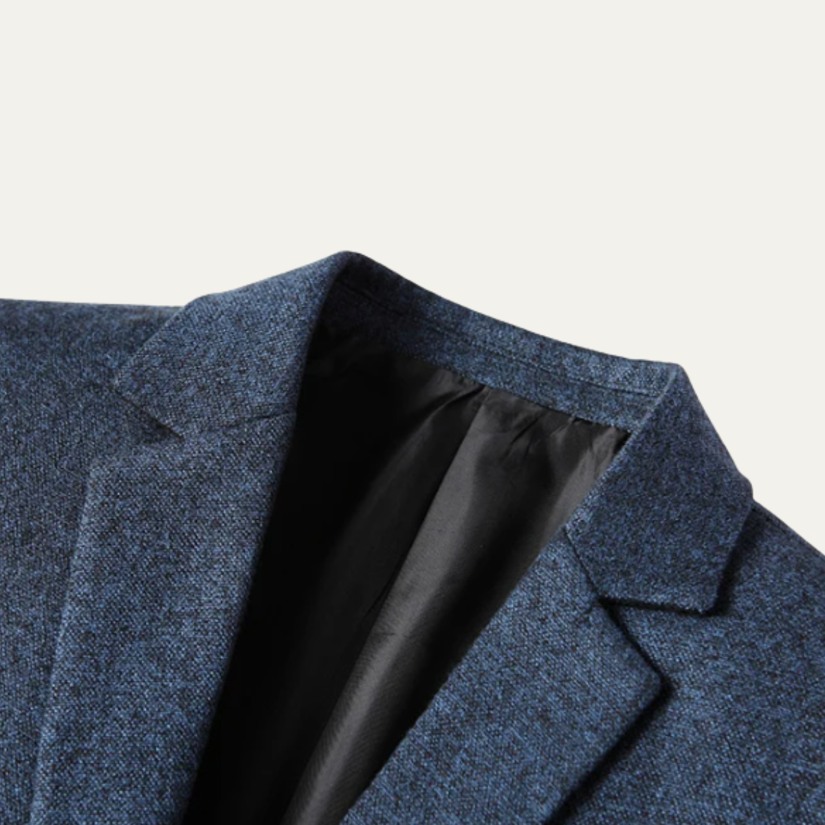 Callum | Men's Smart Casual Slim Fit Blazer Blue Heather