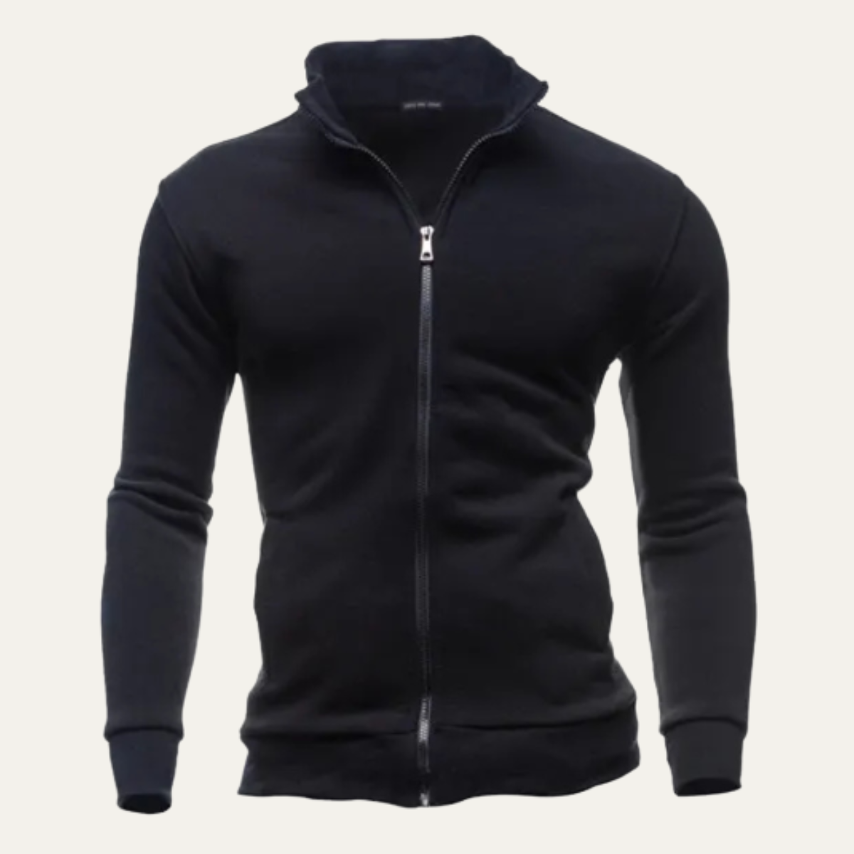 Jude | Men's Zip Up Hoodie Black
