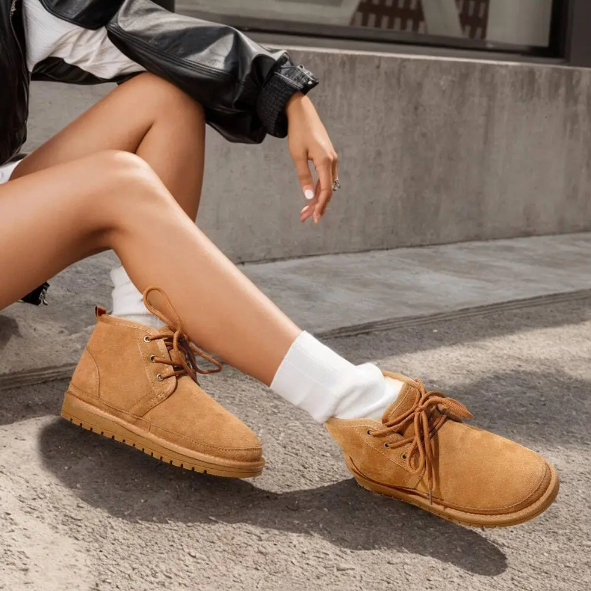 Axel | Men's Suede Chukka Boot Tan Lace Up
