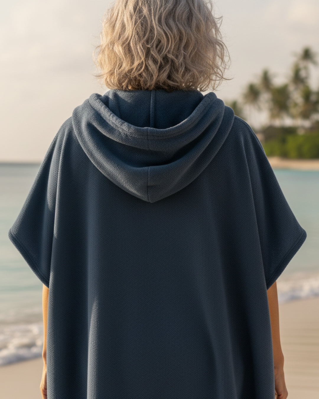 Vera | Women's Linen Beach Cover Up Dress Navy
