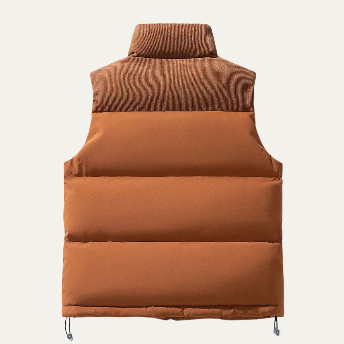 Axel | Men's Quilted Puffer Vest Black Charcoal
