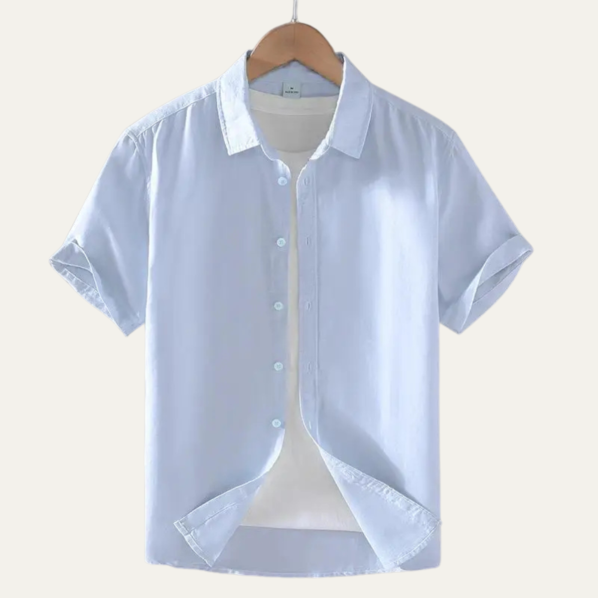 Jax | Men's Casual Denim Shirt Navy Short Sleeve