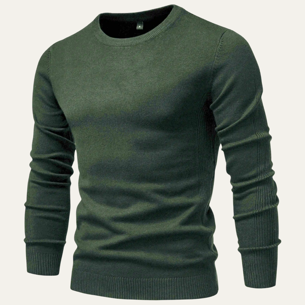 Ash | Men's Crew Neck Sweater Black Long Sleeve Knit