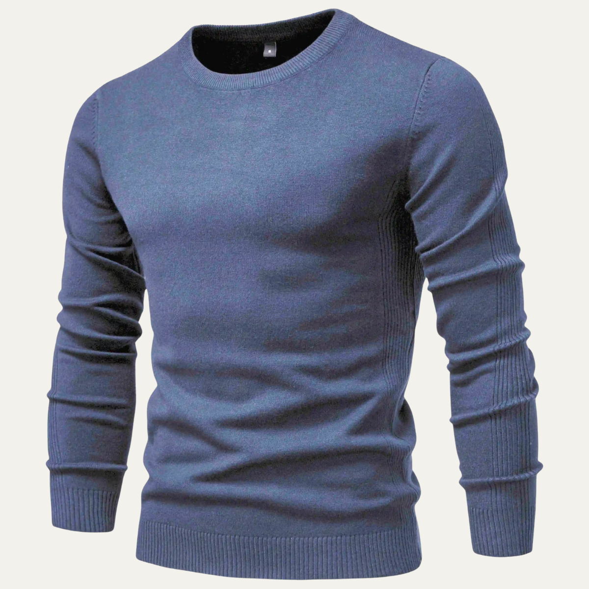 Ash | Men's Crew Neck Sweater Black Long Sleeve Knit