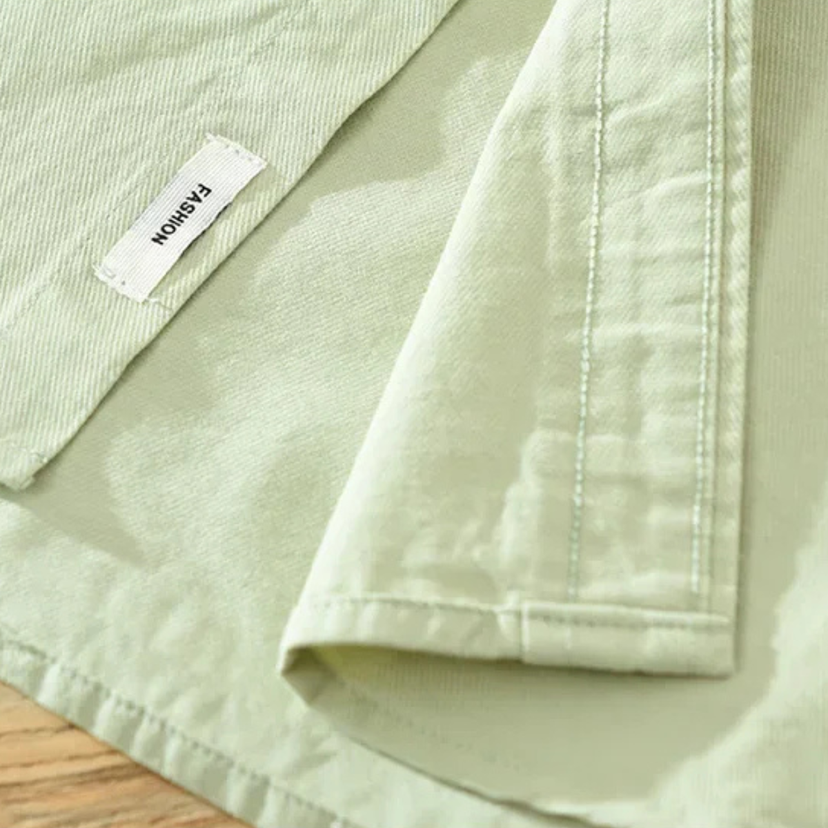 Sage | Men's Short Sleeve Button Up Shirt Light Green