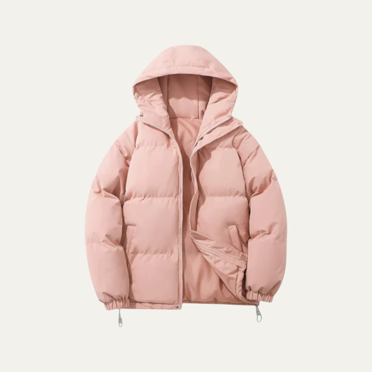 Callum | Men's Oversized Puffer Jacket Black Hooded Waterproof