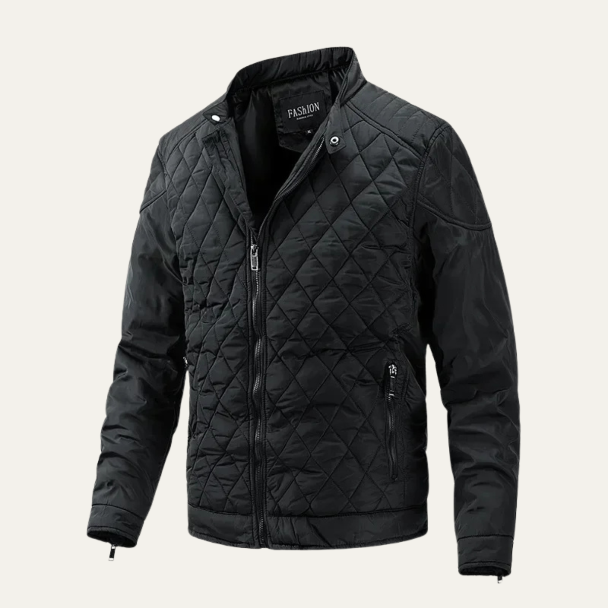 Arlo | Men's Quilted Puffer Jacket Olive Green