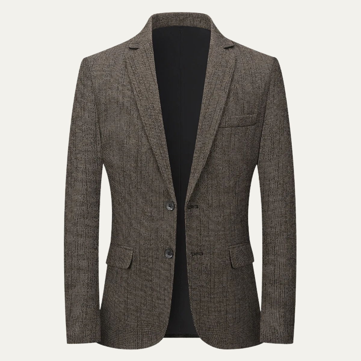 Callum | Men's Slim Fit Blazer Gray Tweed Two Button