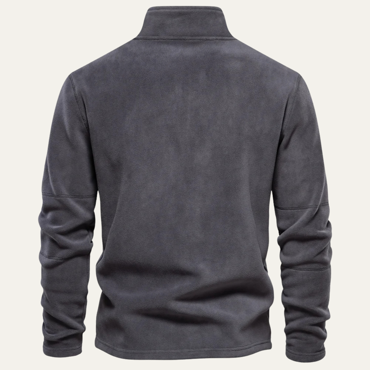 Axel | Men's Quarter Zip Sweater Charcoal Gray