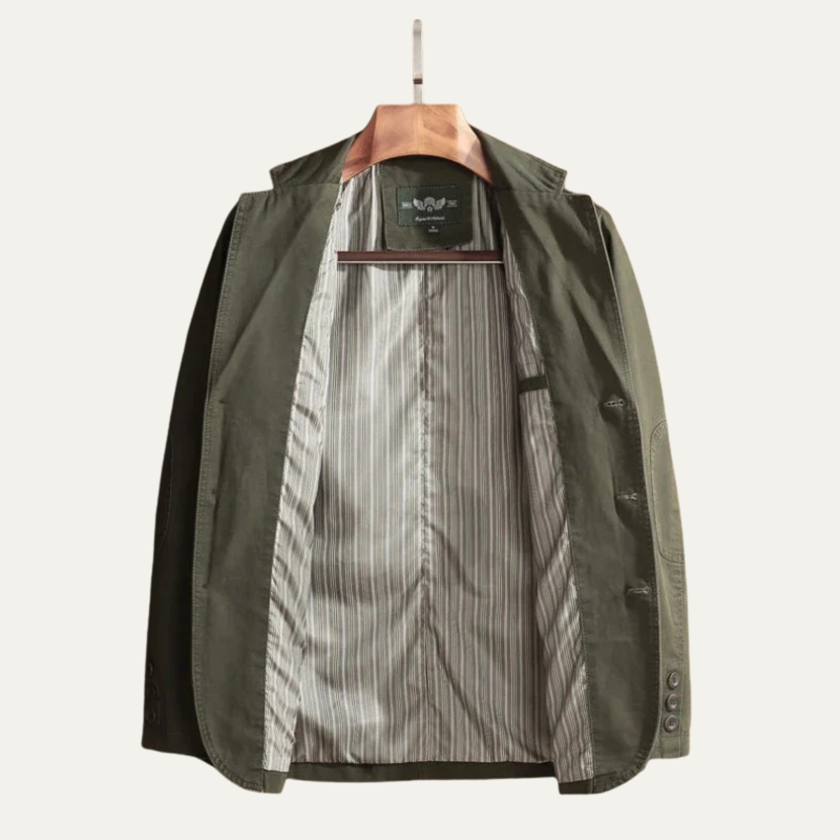 Arlo | Men's Casual Blazer Black Button Front