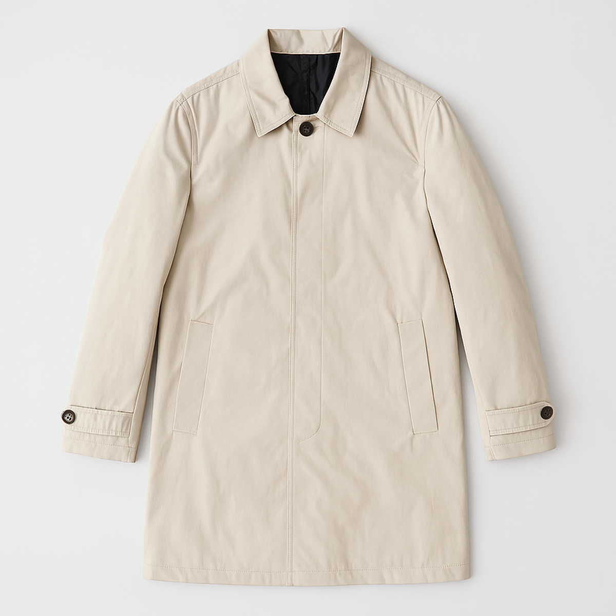 Bram | Men's Lightweight Rain Coat Beige Waterproof