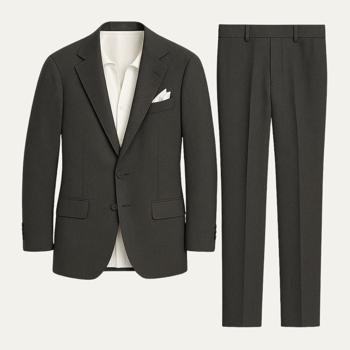 Axel | Men's Gray Suit Two Piece Tailored Formal