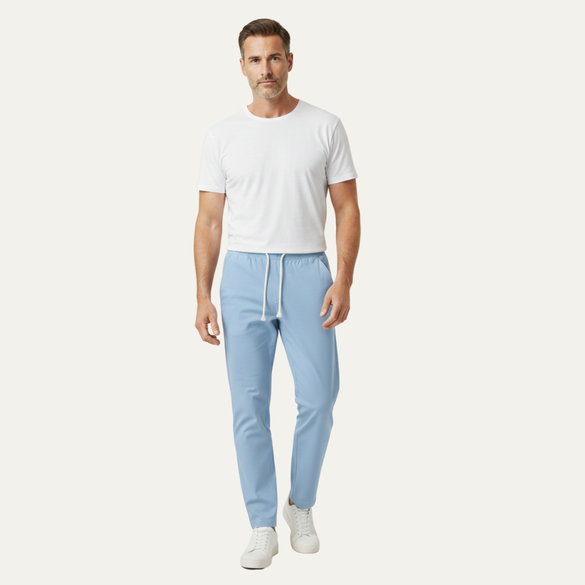 Axel | Men's Relaxed Fit Sweatpants Black Drawstring