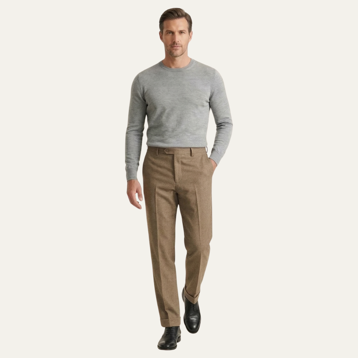 Sage | Men's Tailored Dress Pants Black